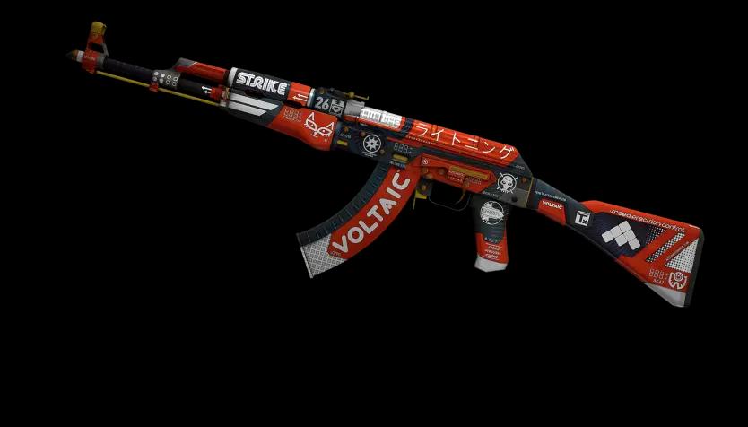 CS2 skins trading - Image displaying Ak-47 Bloodsport from the game Counter-Strike